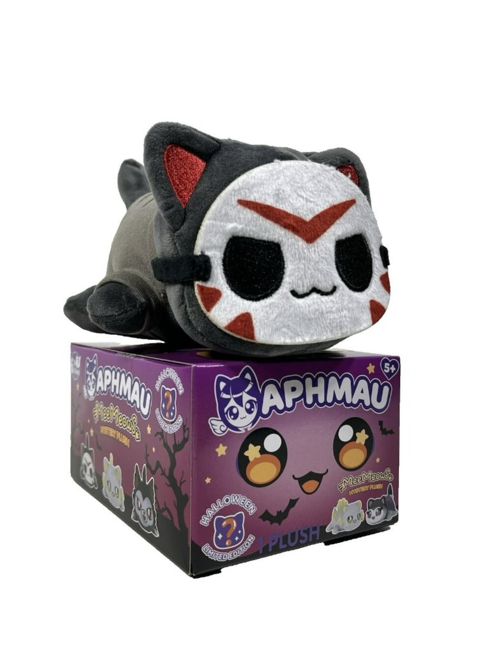 Aphmau MeeMeows SLASHER CAT 6" Plush HALLOWEEN Limited Edition